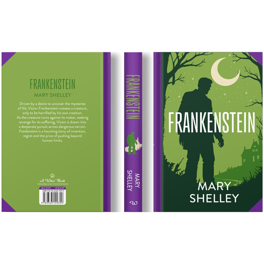 Frankenstein by Mary Shelley (Classics Sprayed Edge Premium  Edition)