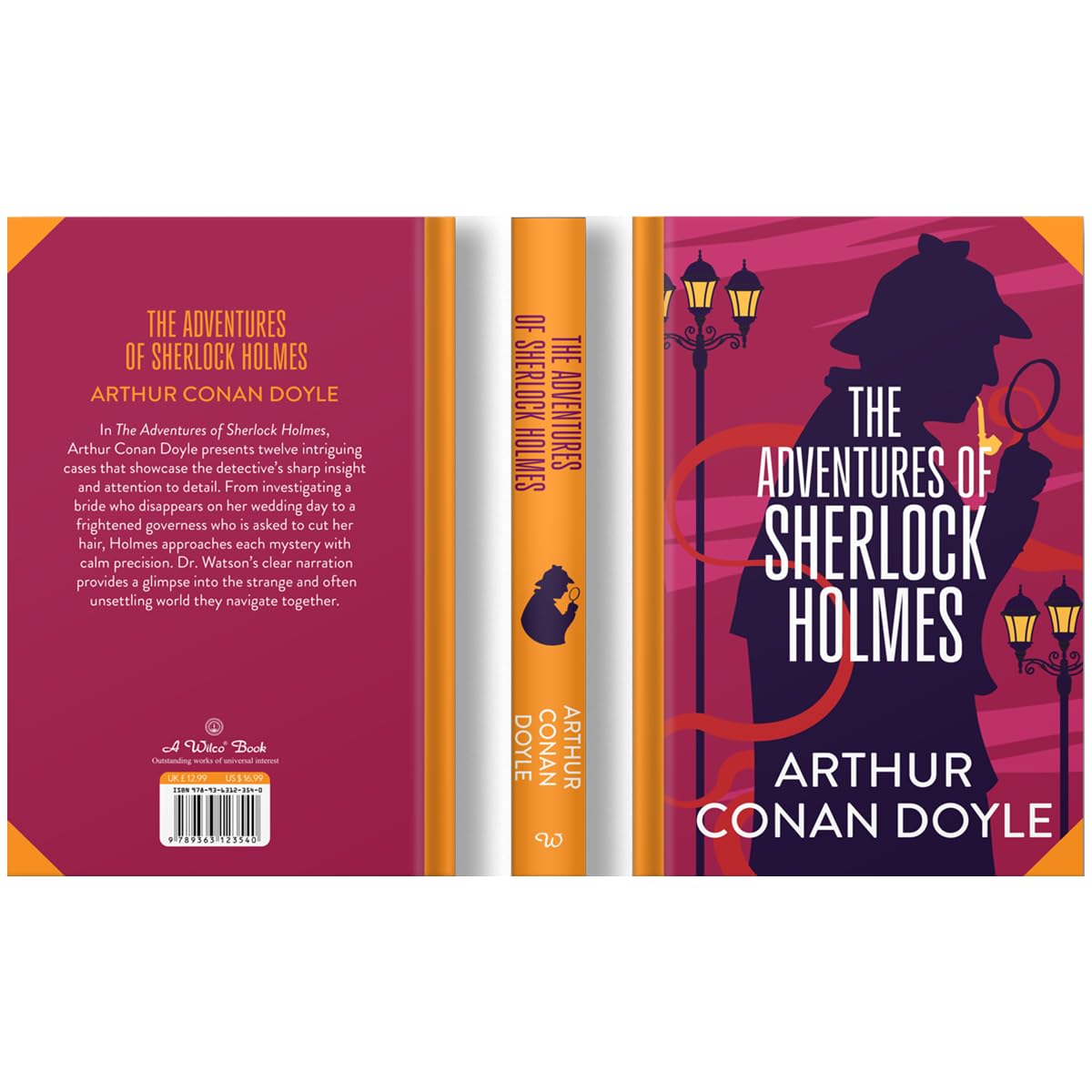 The Adventures of Sherlock Holmes by Sir Arthur Conan Doyle (Deluxe  Sprayed Edge Edition)