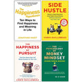 Side Hustle, The Happiness of Pursuit, The Happiness Hypothesis & The Psychology of Money Mindset 4 Books Collection Set