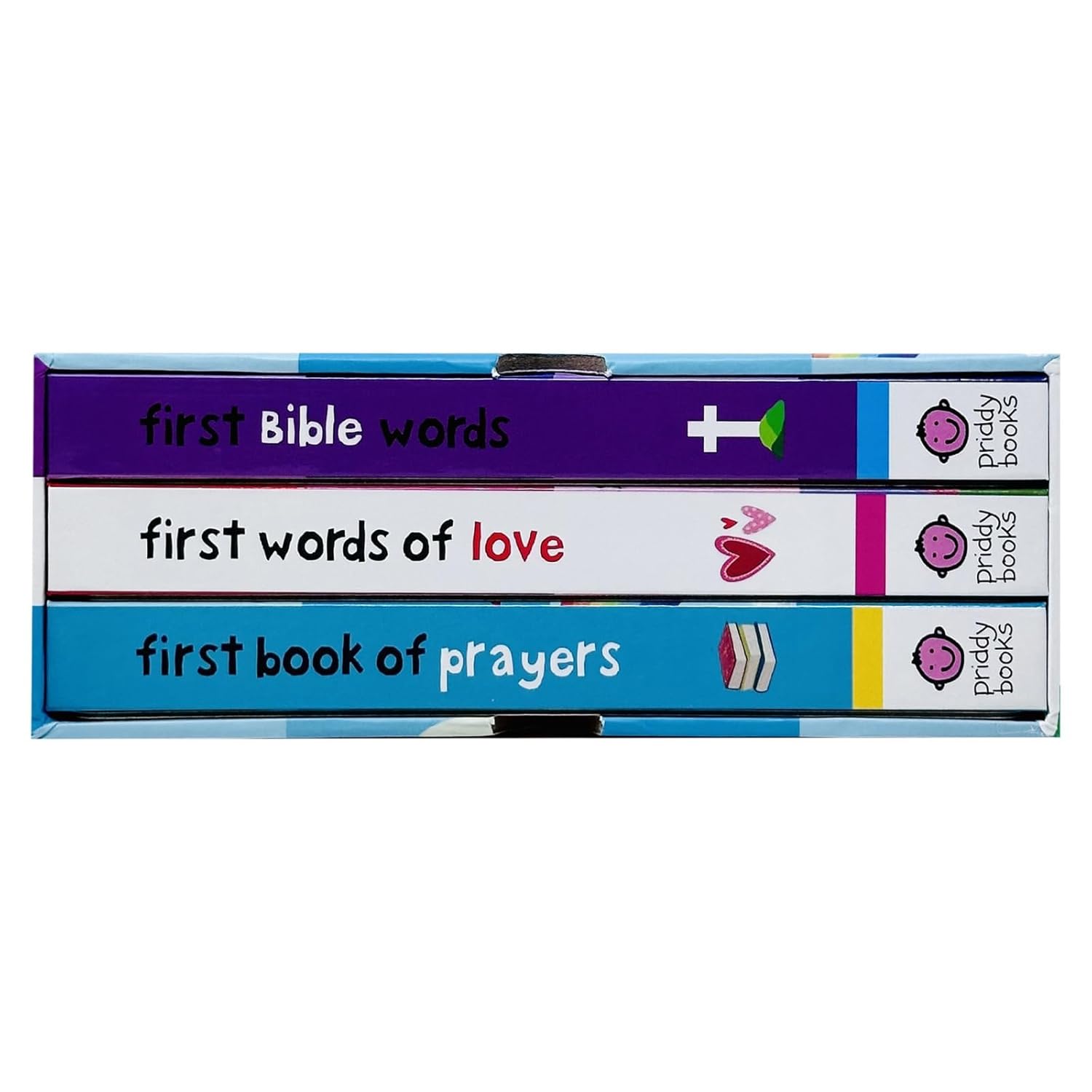 My First Bible and Prayer Library 3 Board Books Collection Set By Roger Priddy (First Book of Prayers, First Words of Love and First Bible Words)