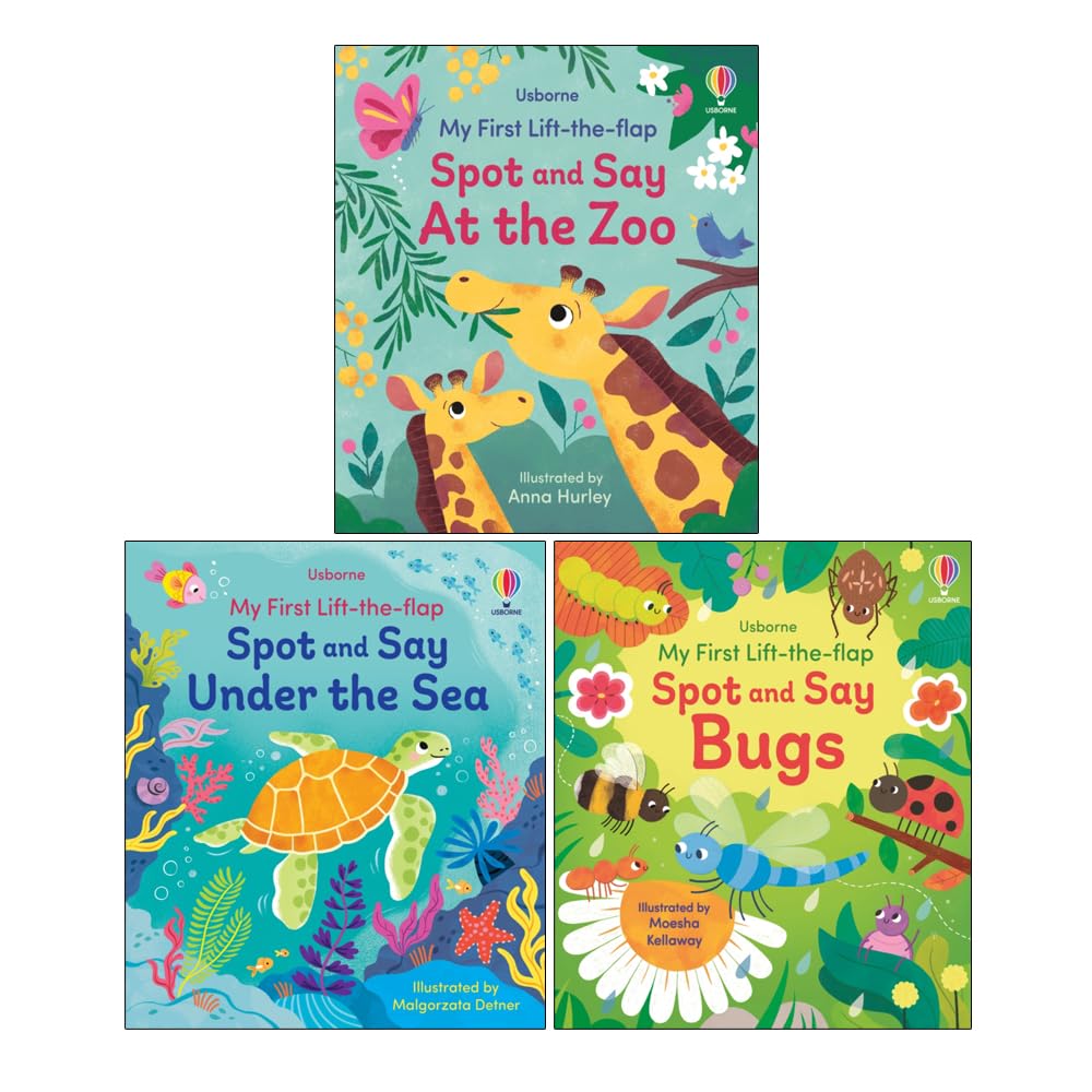 Usborne My First Lift-the-flap Collection 3 Books Set by Alice Beecham