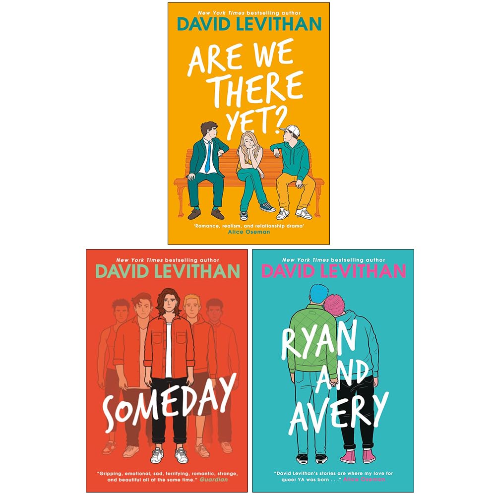 David Levithan 3 Books Collection Set (Are We There Yet?, Someday and Ryan and Avery)