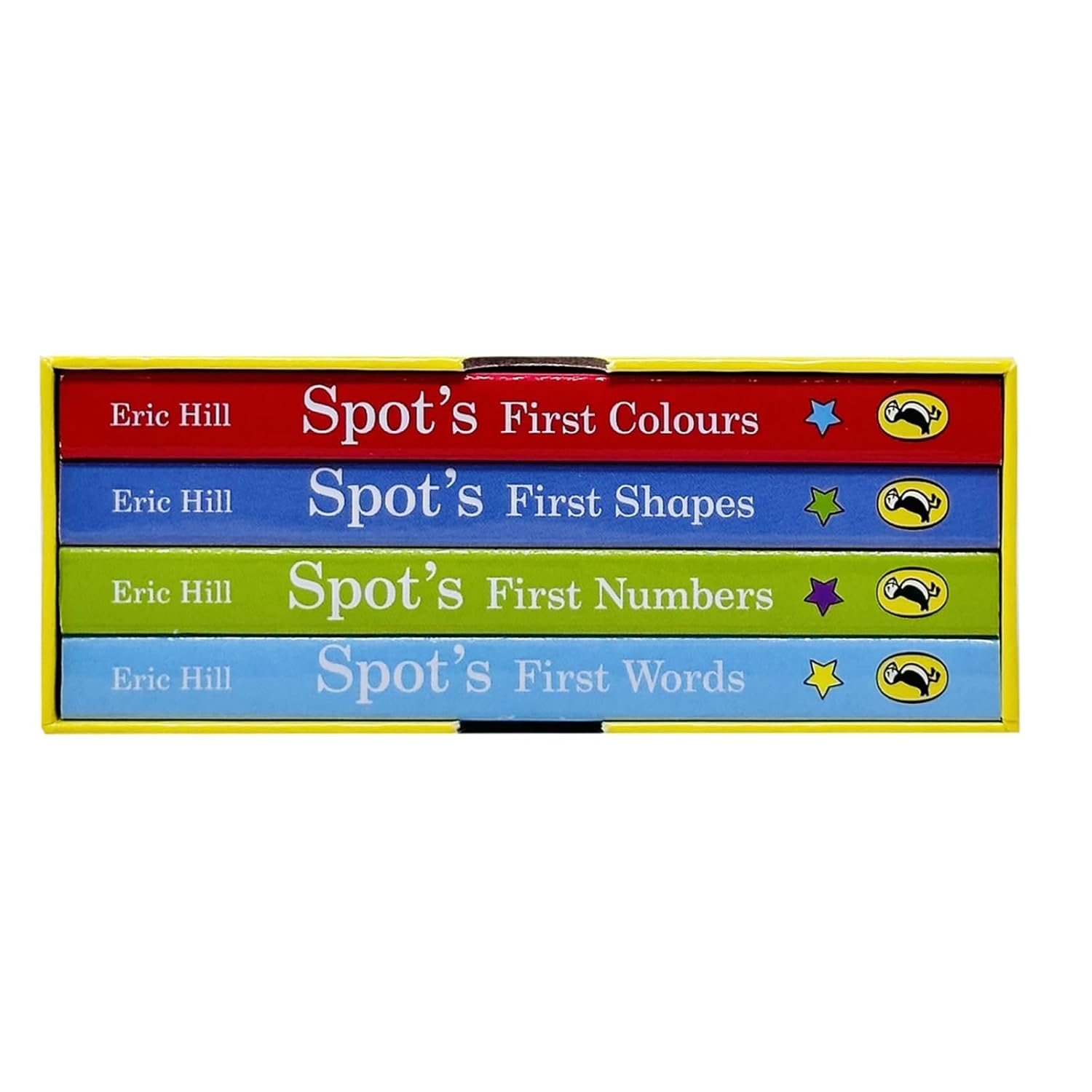 Spot's Little Learning Library 4 Board book Collection Set by Eric Hill (Shapes, Numbers, Colours and Words)