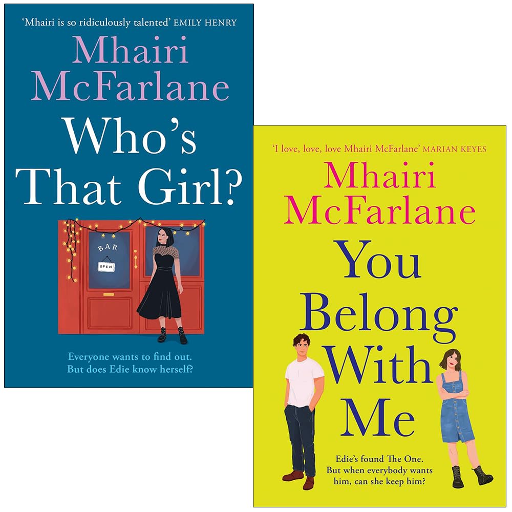 Edie Thompson Series 2 Books Collection Set By Mhairi McFarlane (Who's That Girl & You Belong with Me)