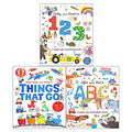 Little Learner's Pop-Up Collection 3 Books Collection Box Set by Little Tiger (Things That Go Pop-Up Vehicles Book, 123 Pop-Up Counting Book and ABC Pop-Up Alphabet Book)