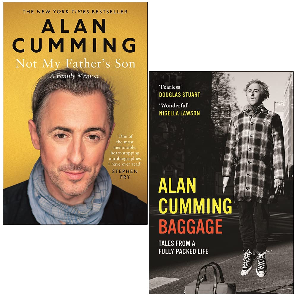 Alan Cumming Collection 2 Books Set (Not My Father's Son, Baggage)