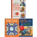 Beginner's Guide to Spanish Cuisine, Donal's Real Time Recipes(HB) & Tasty & Healthy F*ck That's Delicious 3 Books Collection Set