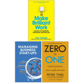 Make Brilliant Work, Managing Business Start-Ups & Zero to One 3 Books Collection Set