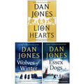 Dan Jones Collection 3 Books Set (Lion Hearts(HB), Wolves of Winter and Essex Dogs)