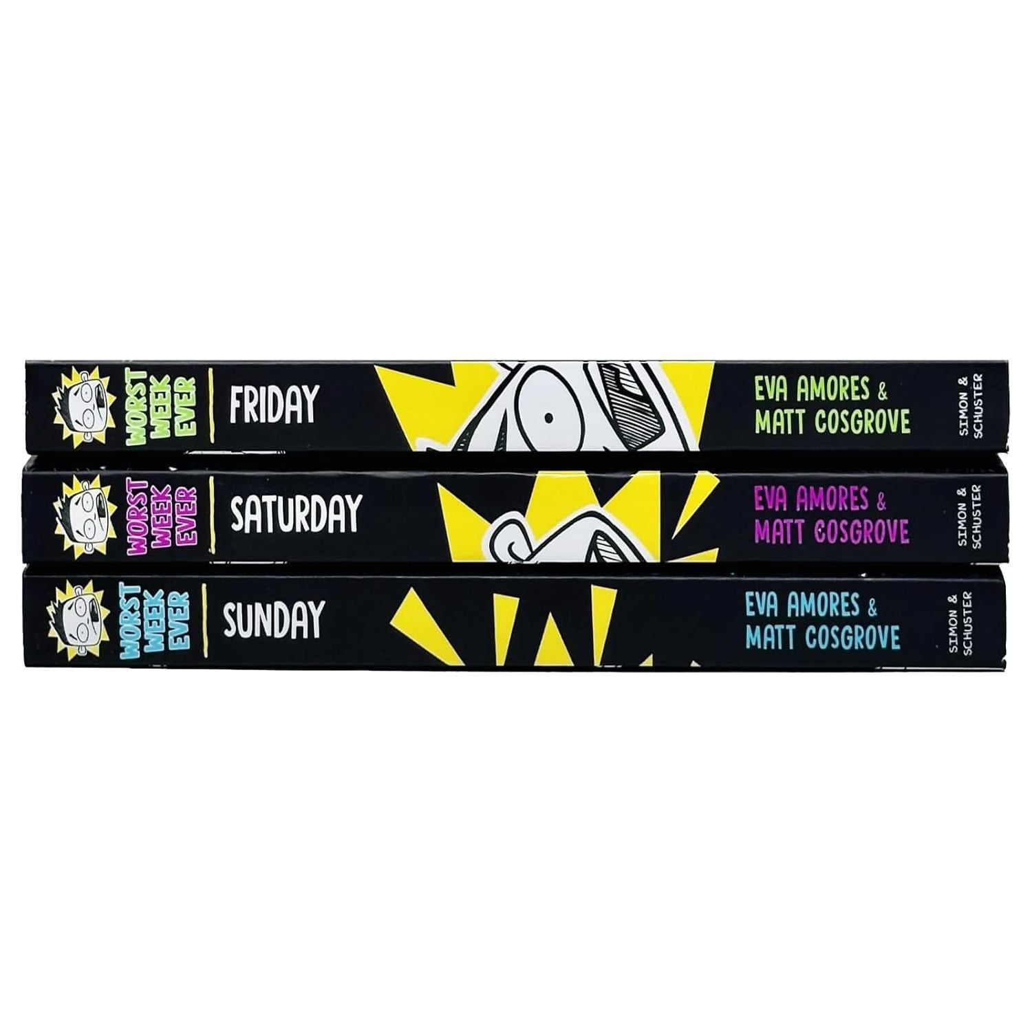 Worst Week Ever! Series 3 Books Collection Set By Eva Amores & Matt Cosgrove (Sunday, Saturday and Friday)
