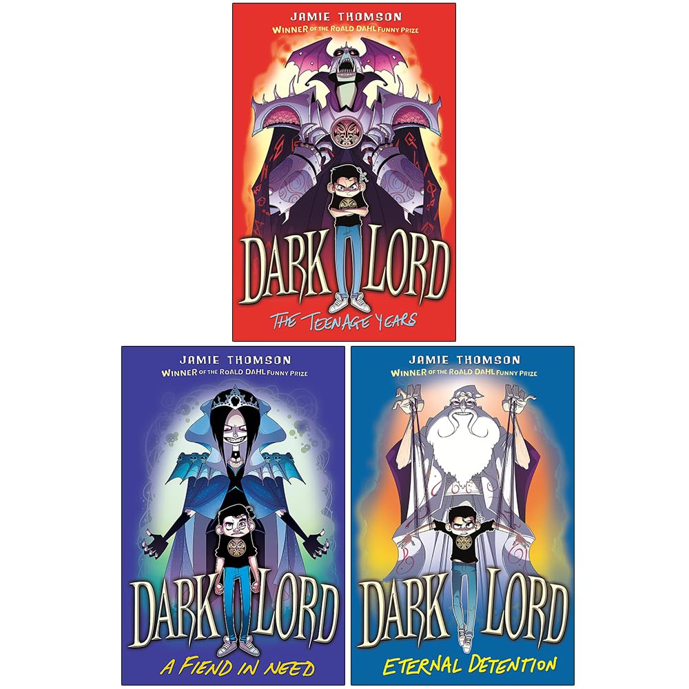Dark Lord Collection 3 Books Set by Jamie Thomson (A Fiend in Need,The Teenage Years, Eternal Detention)