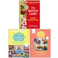 Suzanne Mulholland 3 Books Collection Set (The Batch Lady Saves Christmas, Healthy Family Favourites and Cooking on a Budget)