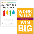 Surrounded by Idiots By Thomas Erikson, Win Big By Peter Langston 2 Books Collection Set