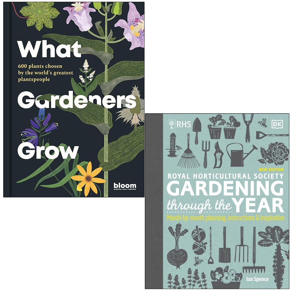 What Gardeners Grow, RHS Gardening Through the Year 2 Books Collection Set
