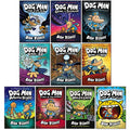 Dog Man Series 10 Books Collection Set By Dav Pilkey (Dog Man, Unleashed, A Tale of Two Kitties)