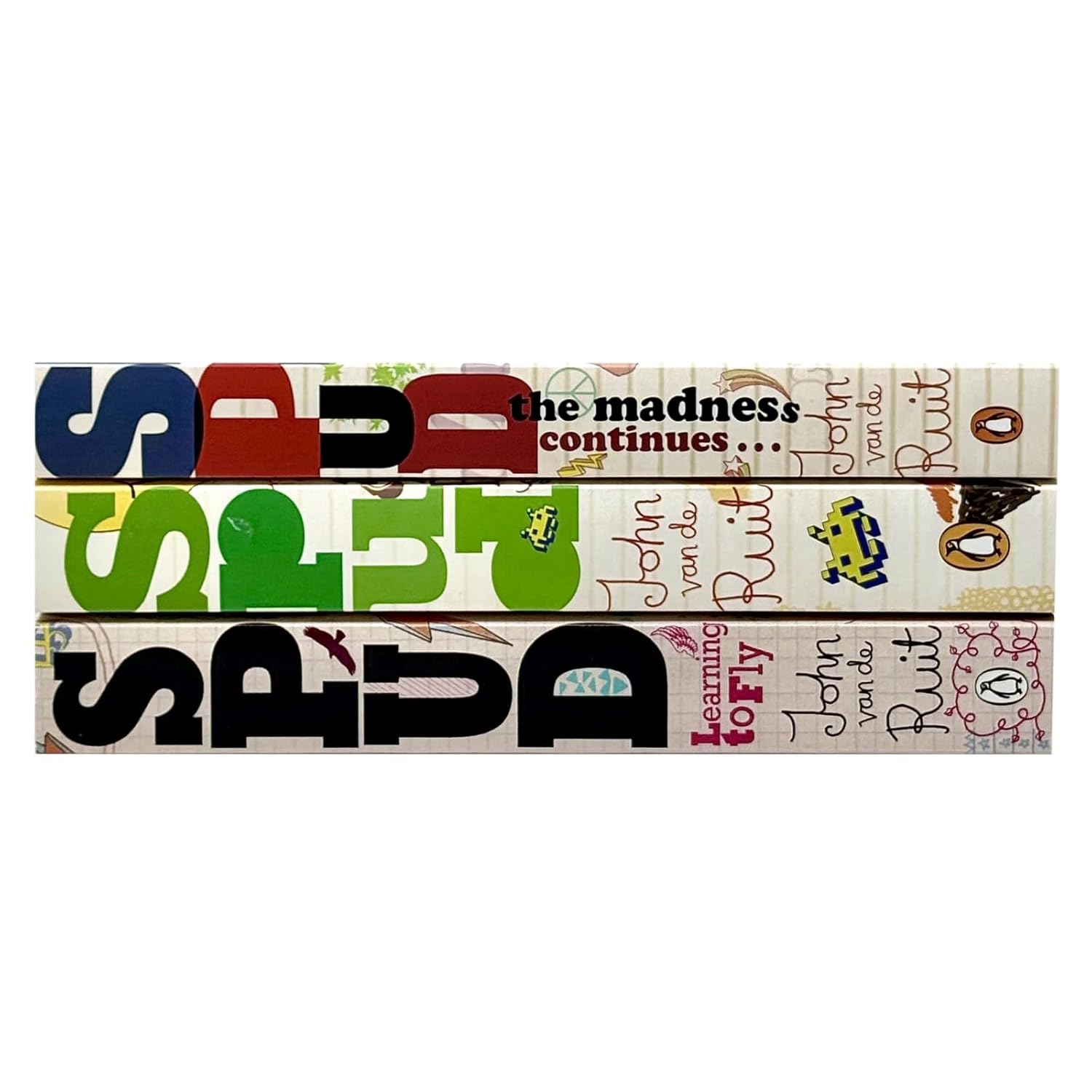 Spud Series 3 Books Collection Set By John van de Ruit (Spud, Spud - The Madness Continues & Spud - Learning to Fly)