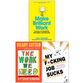 Make Brilliant Work, The Work We Need(HB) and My F*cking Job Sucks 3 Books Collection Set