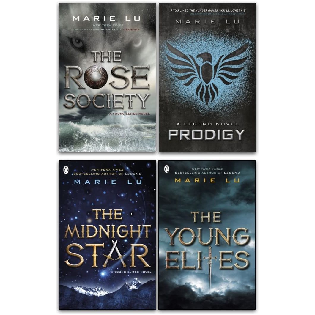Marie Lu Collection 4 Books Set (Prodigy, The Young Elites, The Rose Society, The Midnight Star)