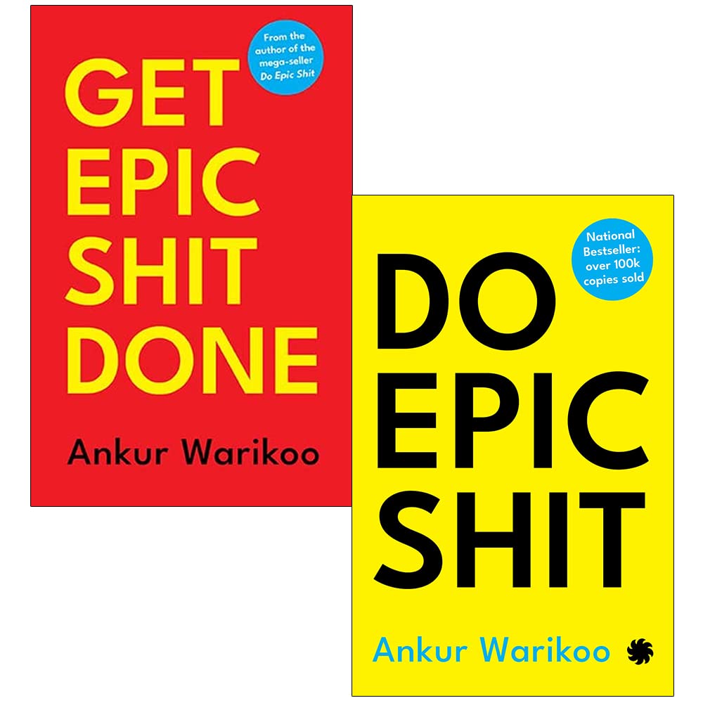 Ankur Warikoo 2 Books Collection Set (Get Epic Shit Done and Do Epic Shit)