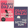 Osamu Dazai 2 Books Collection Set (The Setting Sun, No Longer Human)
