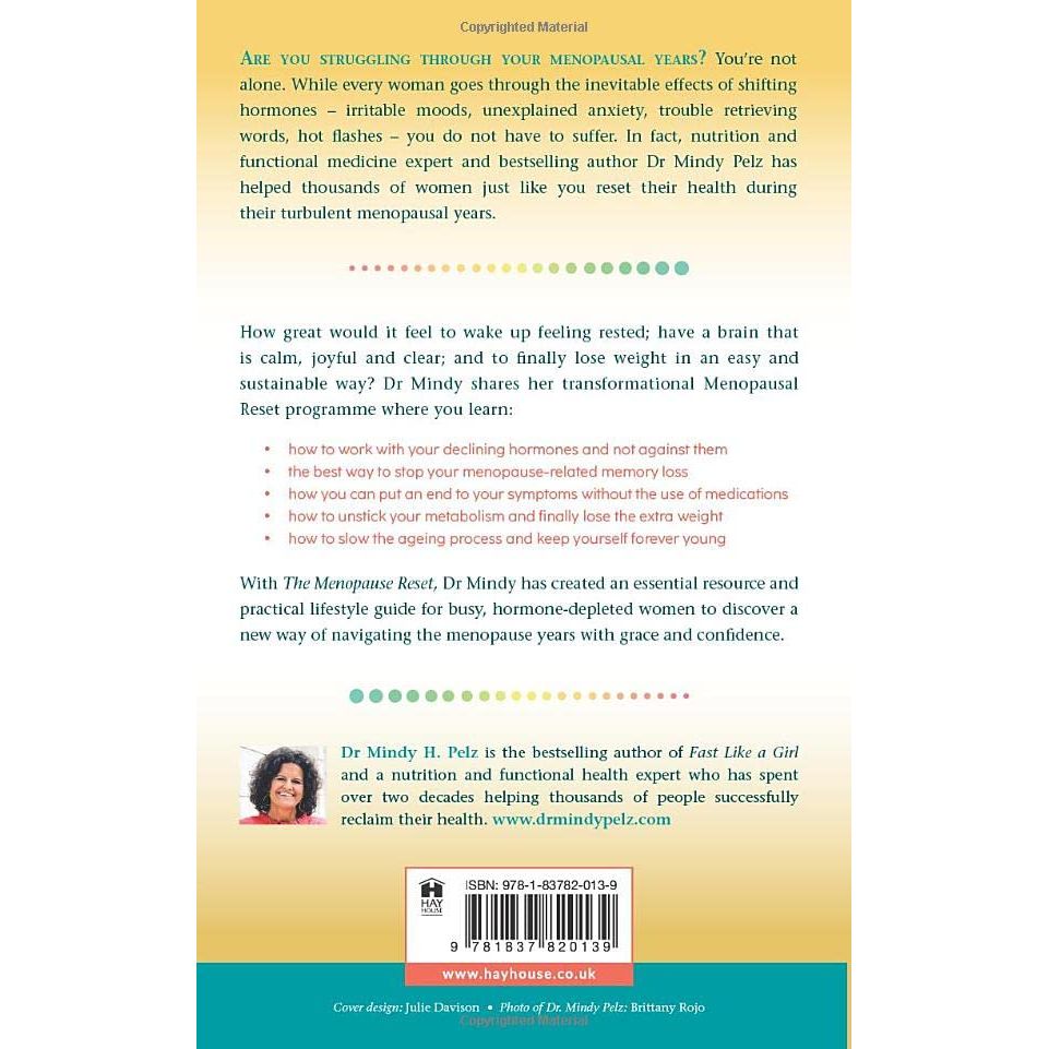 The Menopause Reset: Get Rid of Your Symptoms by Dr. Mindy Pelz