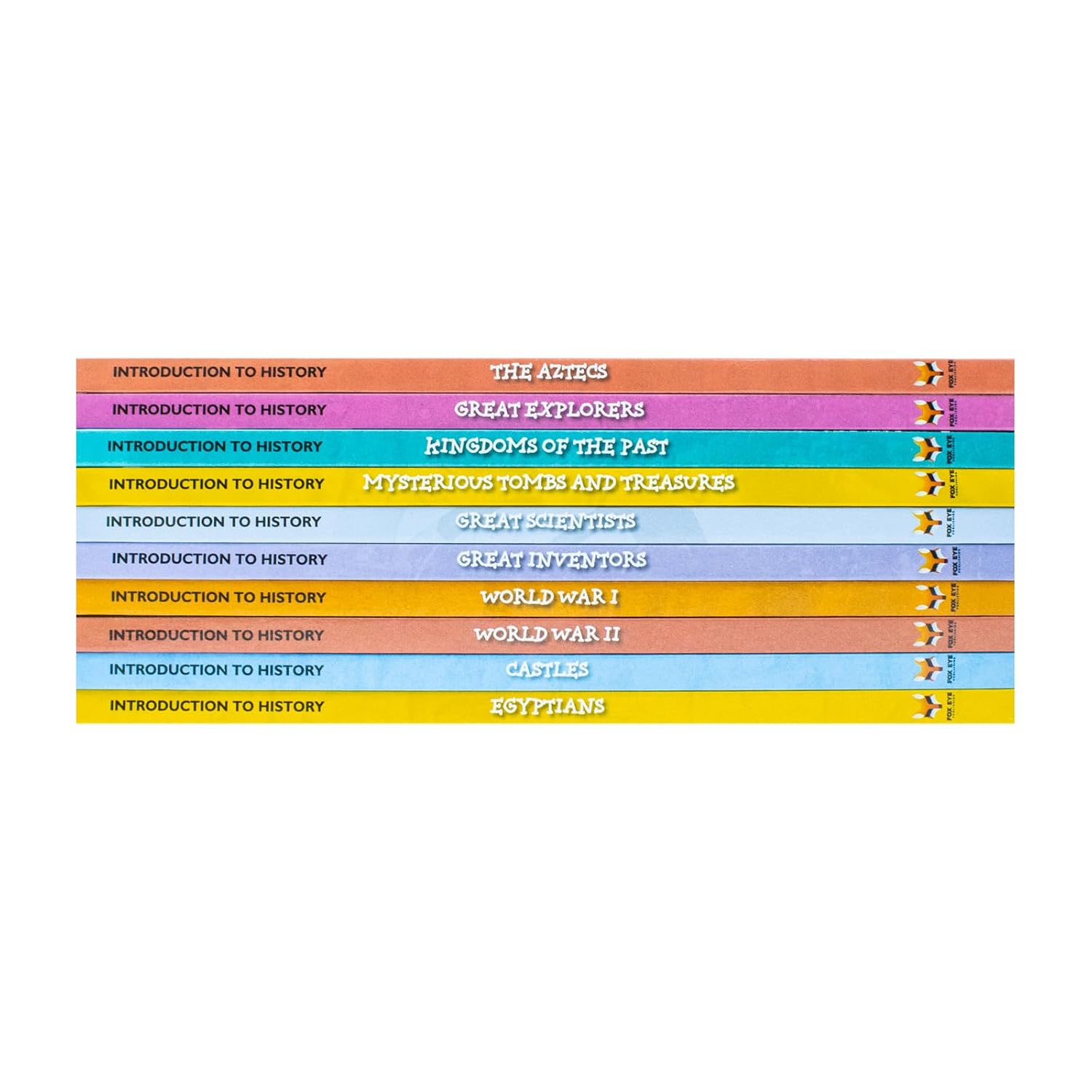 Children Introduction To History For Beginners (Series 2) 10 Hardback Book Collection Set (The Aztecs, Castles, Egyptians, Great Explorers)