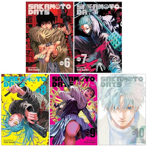 Sakamoto Days Volume 6-10 Collection 5 Books Set By Yuto Suzuki