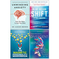 Blue Ocean Shift, The Magnetic Personality, Unwinding Anxiety and Divergent Mind 4 Books Collection Set