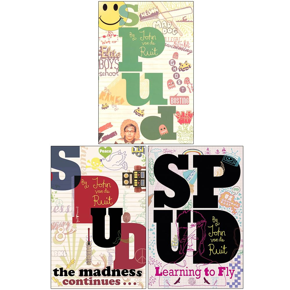 Spud Series 3 Books Collection Set By John van de Ruit (Spud, Spud - The Madness Continues & Spud - Learning to Fly)