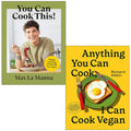 You Can Cook This! Easy vegan recipes to save time, money and waste By Max La Manna and Anything You Can Cook I Can Cook Vegan By Richard Makin 2 Books Collection Set
