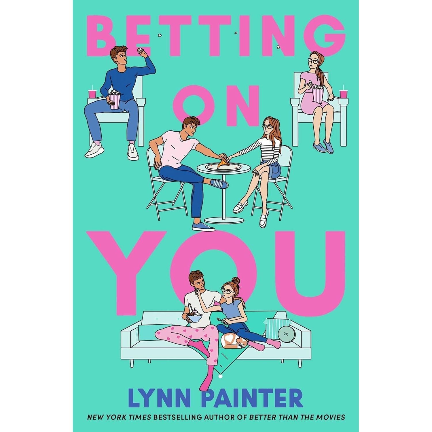 Lynn Painter Rom-Coms 5 Books Collection Set (Better Than the Movies, The Do-Over, Betting on You)
