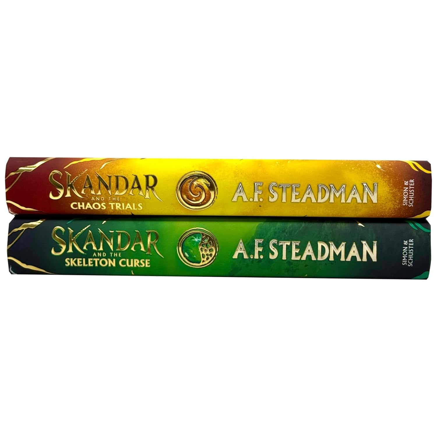 Skandar Series 2 Books Collection Set By A.F. Steadman (Skandar and the Chaos Trials & Skandar and the Skeleton Curse)