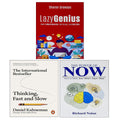 Lazy Genius, Thinking Fast and Slow, The Power of Now 3 Books Collection Set