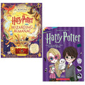 J.K. Rowling Harry Potter 2 Books Collection Set (Harry Potter Wizarding Almanac)