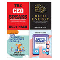RICH ENERGY, The CEO Speaks, How To Win Friends and Influence People, Swipe Smart 4 Books Collection Set
