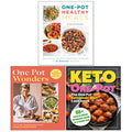 One Pot Wonders(HB), One Pot Healthy Meals, The One Pot Ketogenic Diet Cookbook 3 Books Collection Set