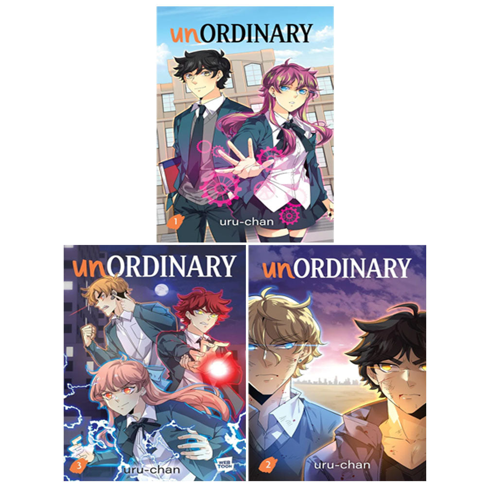 unOrdinary Series 3 Books Collection Set by uru-chan (Books 1-3)