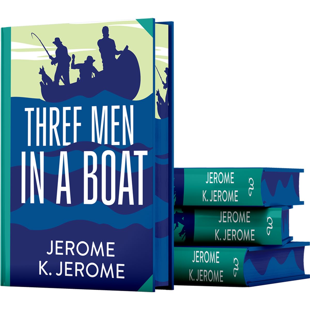 Three Men In A Boat by Jerome K. Jerome (Deluxe  Sprayed Edge Edition)