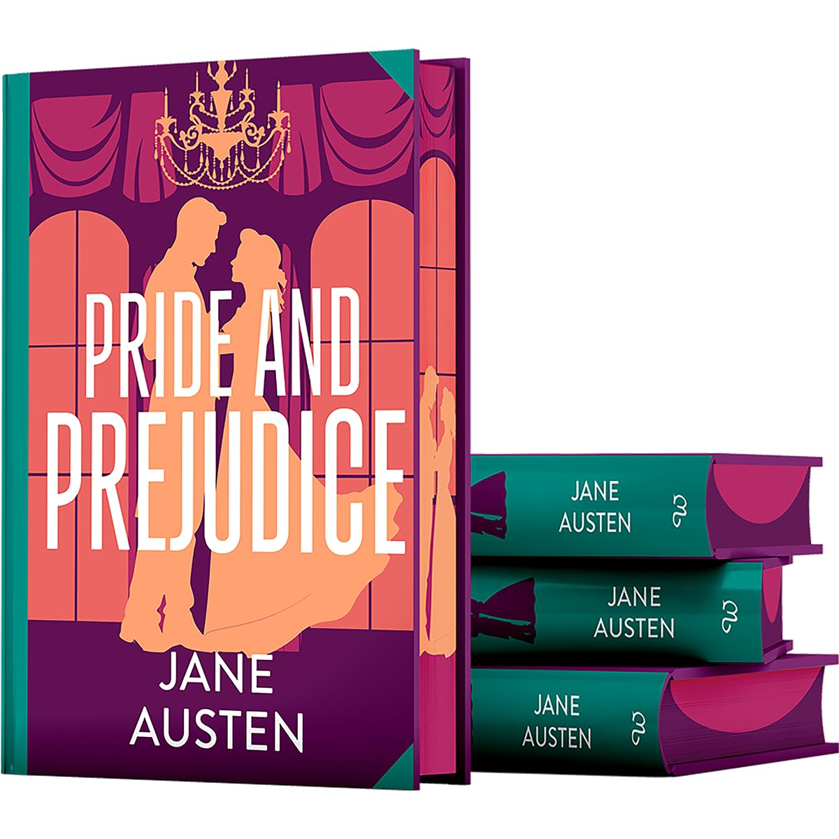 Pride and Prejudice by Jane Austen (Deluxe  Sprayed Edge Edition)