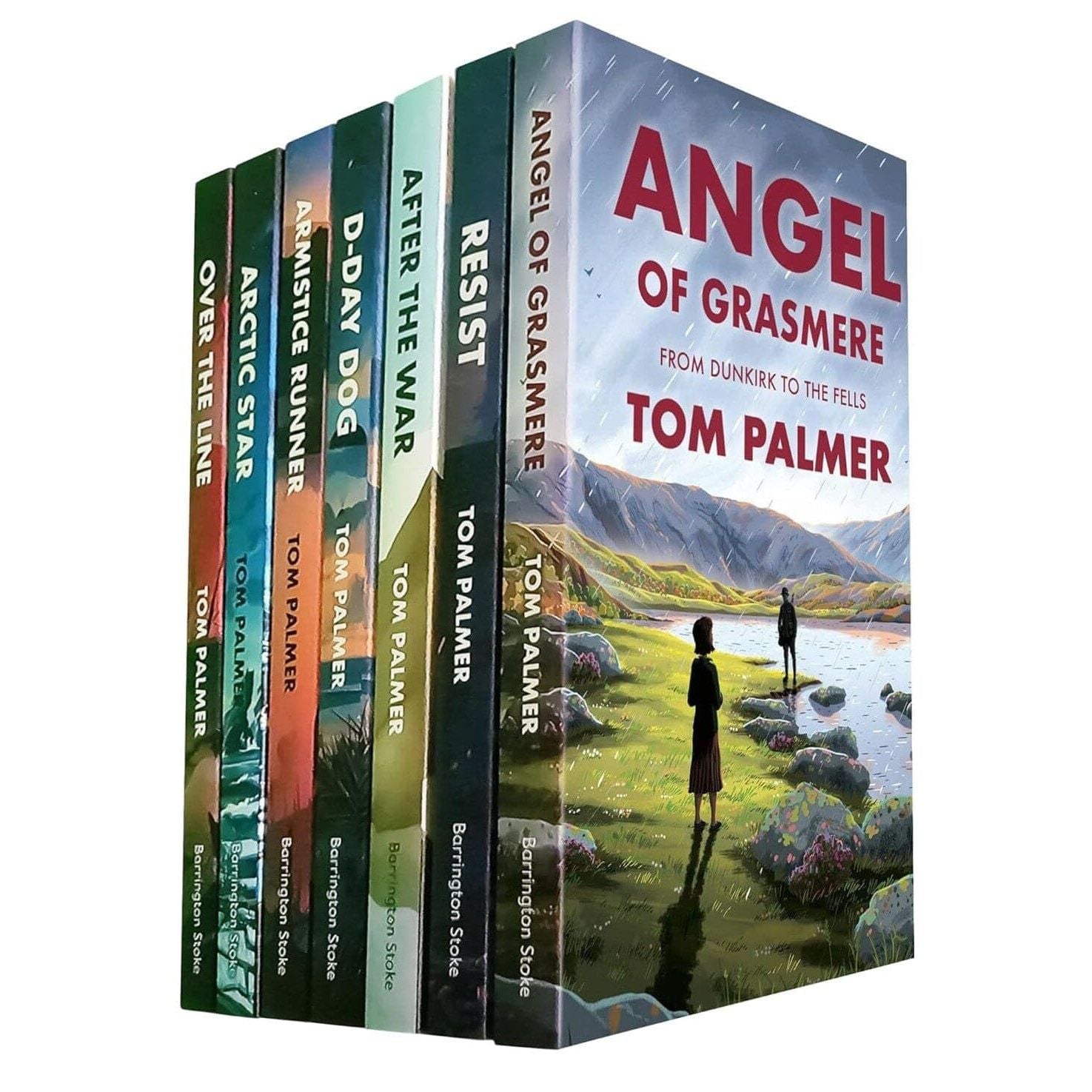 Tom Palmer Conkers Series 7 Books Collection Set (Armistice Runner, D-Day Dog, After the War, Over the Line, Resist, Arctic Star and Angel of Grasmere)