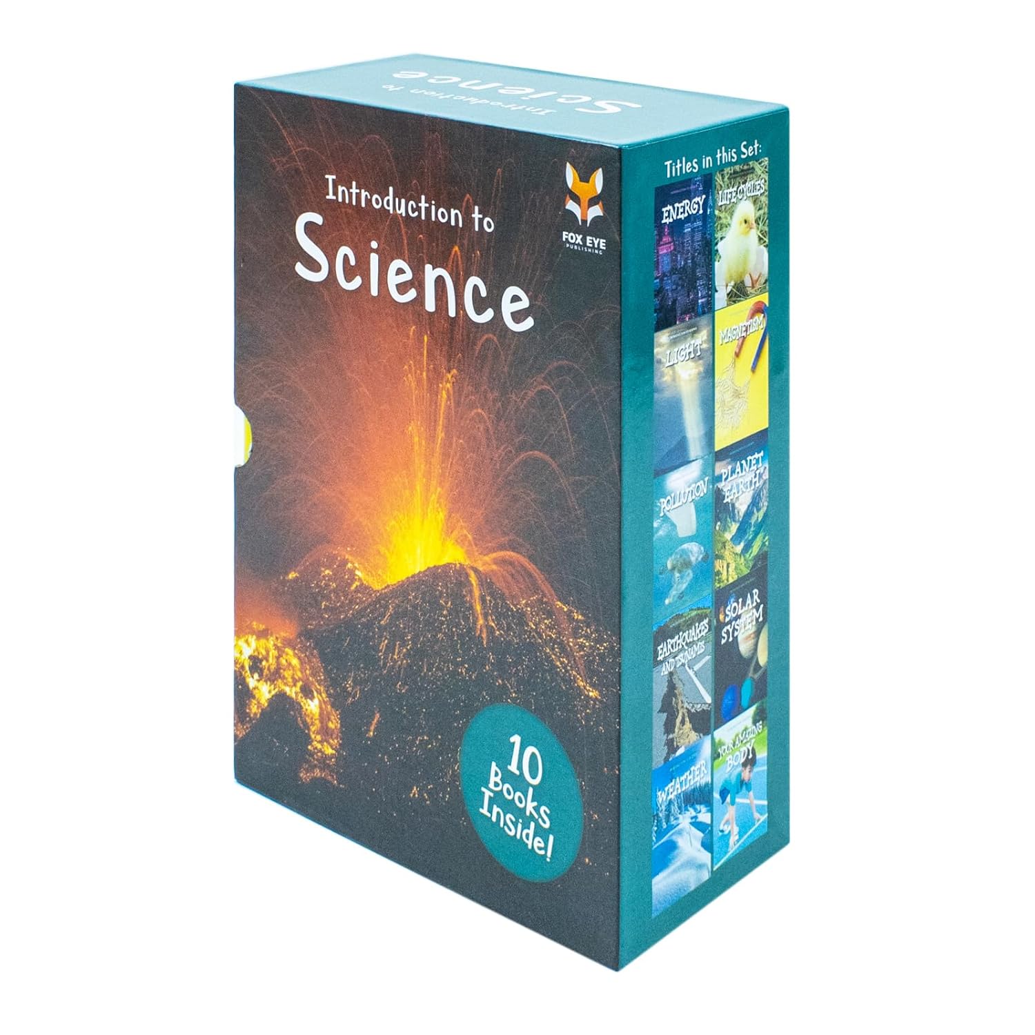 Children Introduction To Science For Beginners (Series 2) 10 Hardback Books Collection Set (Energy, Life Cycles, Light, Magnetism)