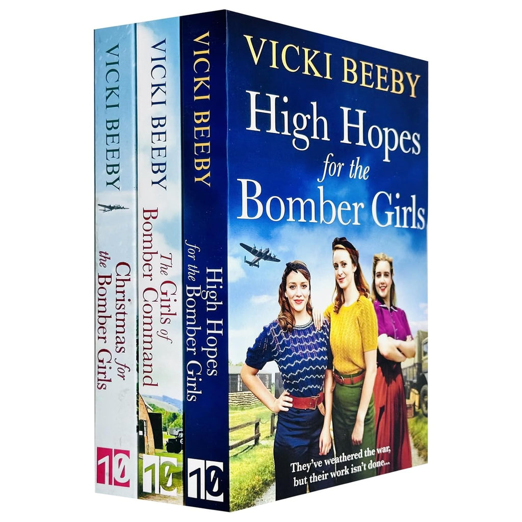 Bomber Command Girls Series 3 Books Collection Set By Vicki Beeby (Christmas for the Bomber Girls, The Girls of Bomber Command and High Hopes for the Bomber Girls)