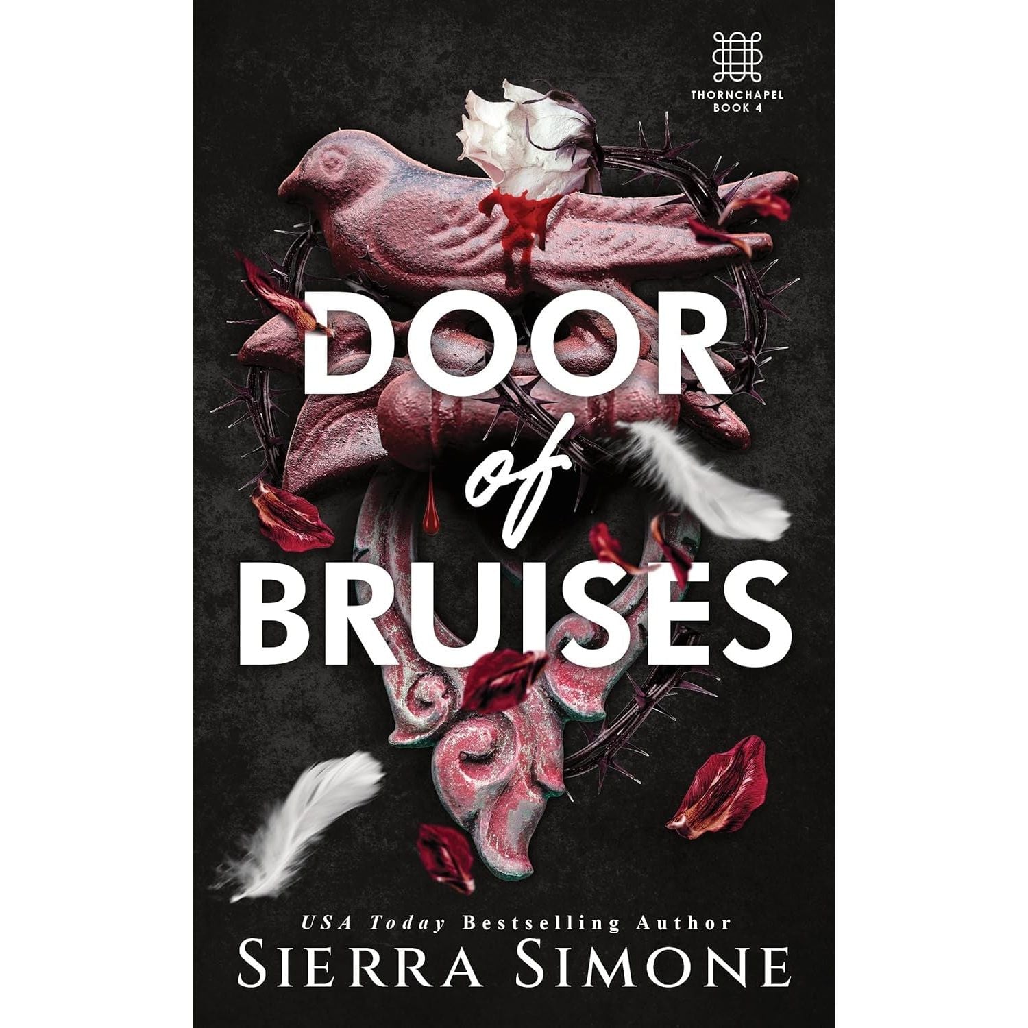 Thornchapel Series 4 Books Collection Set By Sierra Simone (A Lesson in Thorns, Feast of Sparks, Harvest of Sighs and Door of Bruises)