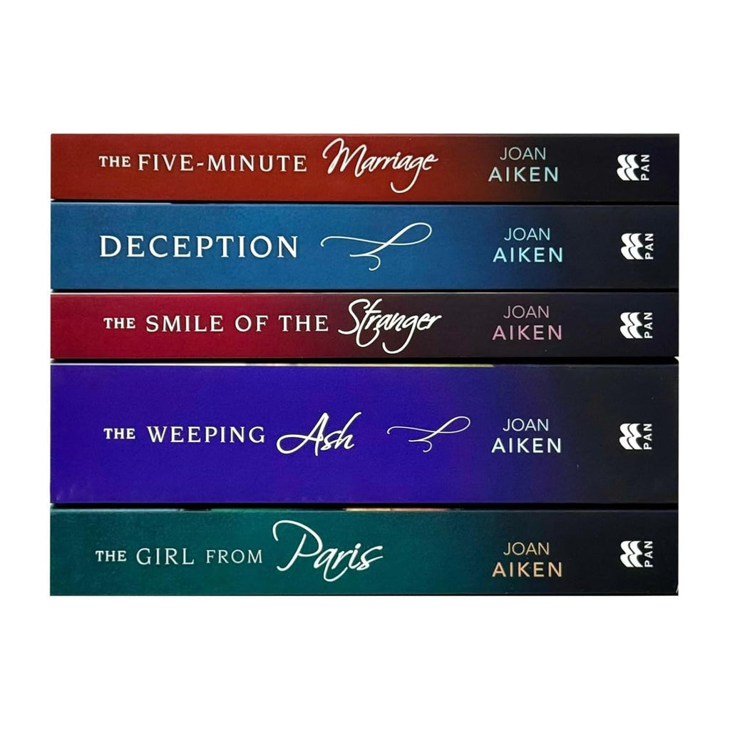 Joan Aiken 5 Books Collection Set(The Five-Minute Marriage ,Deception ,The Smile of the Stranger ,The Weeping Ash & The Girl from Paris)