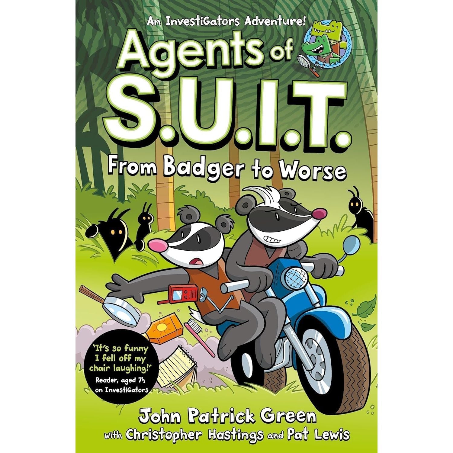 Investigators Series 8 Books Collection Set by John Patrick Green (InvestiGators, Take the Plunge, Off the Hook)
