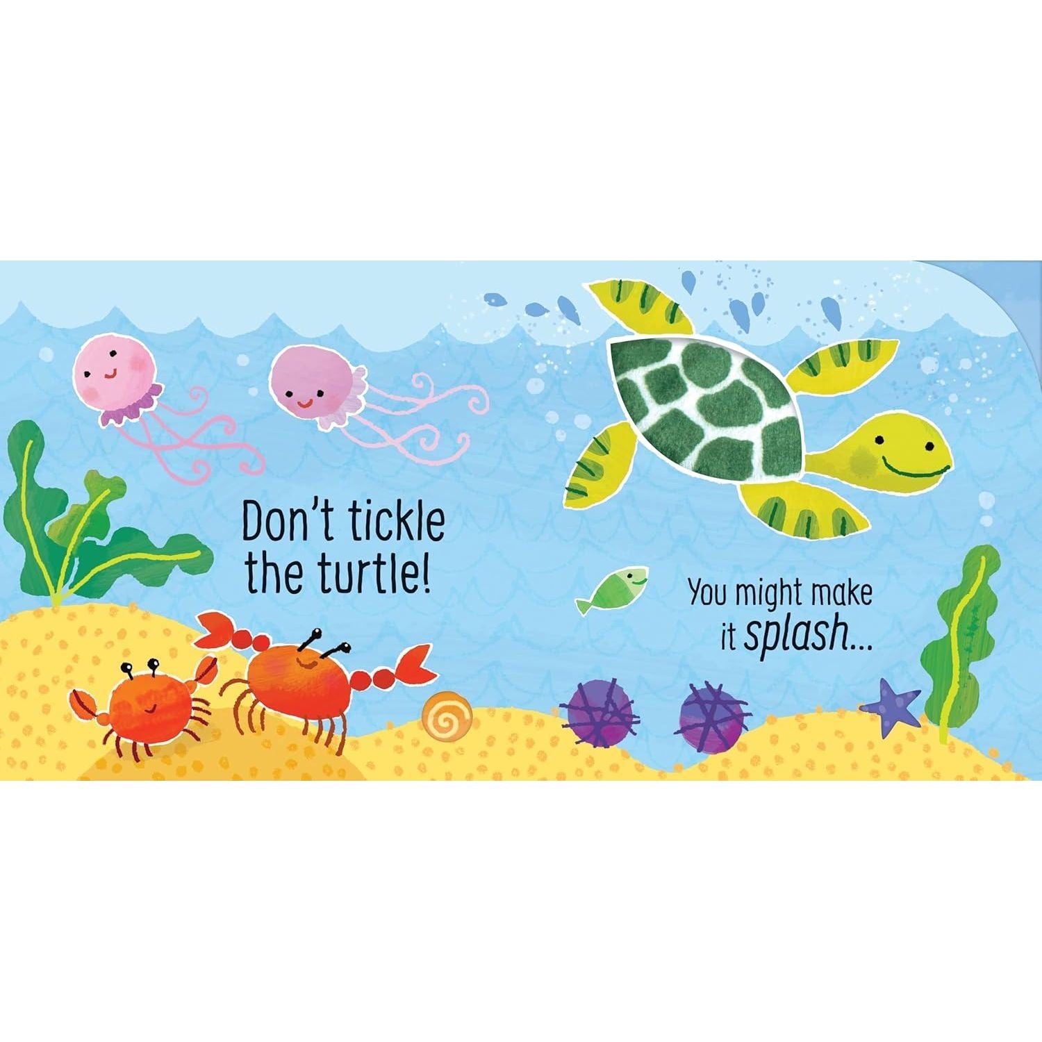 Don't Tickle the Dolphin! (DON’T TICKLE Touchy Feely Sound Books) by Sam Taplin