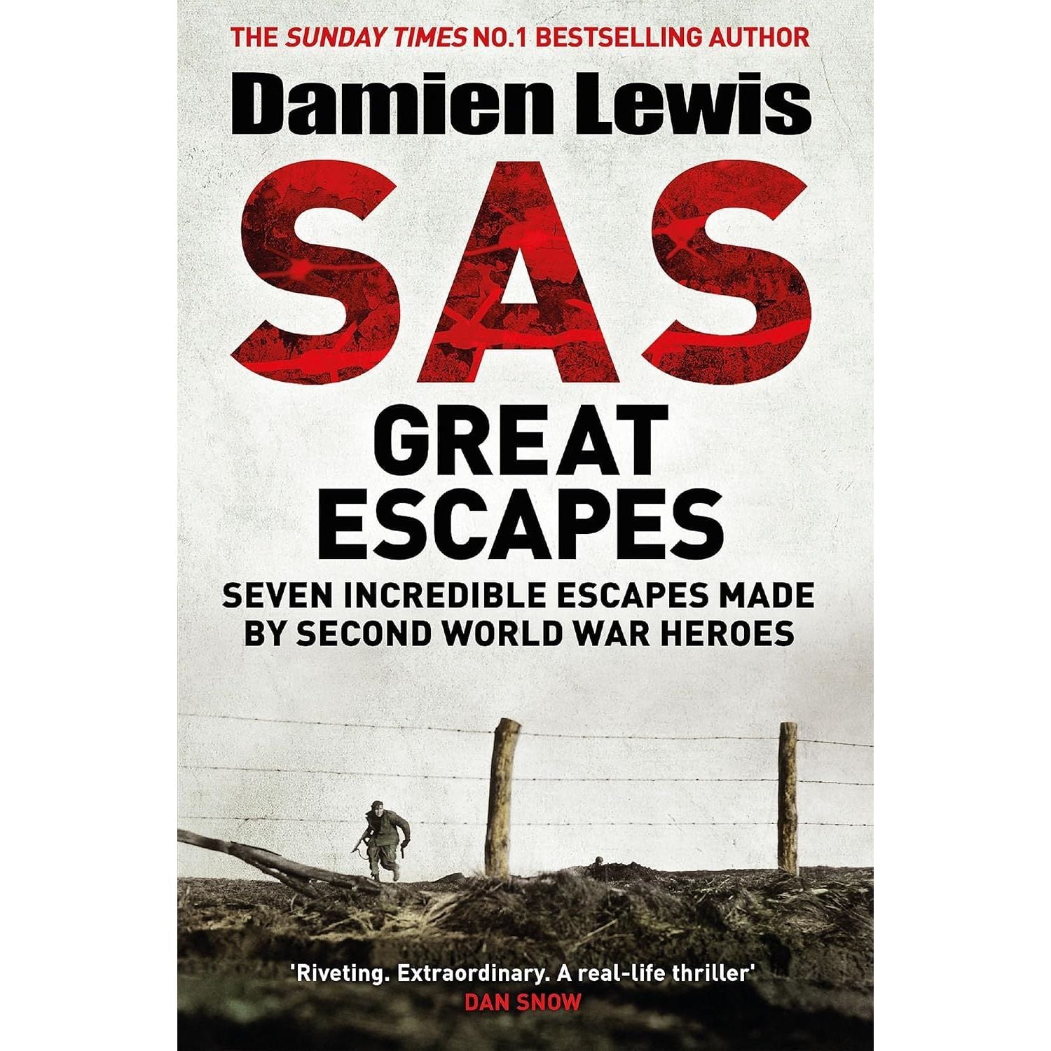 Damien Lewis Collection 3 Books Set (SAS Great Escapes, SAS Great Escapes Two and SAS Great Escapes Three)