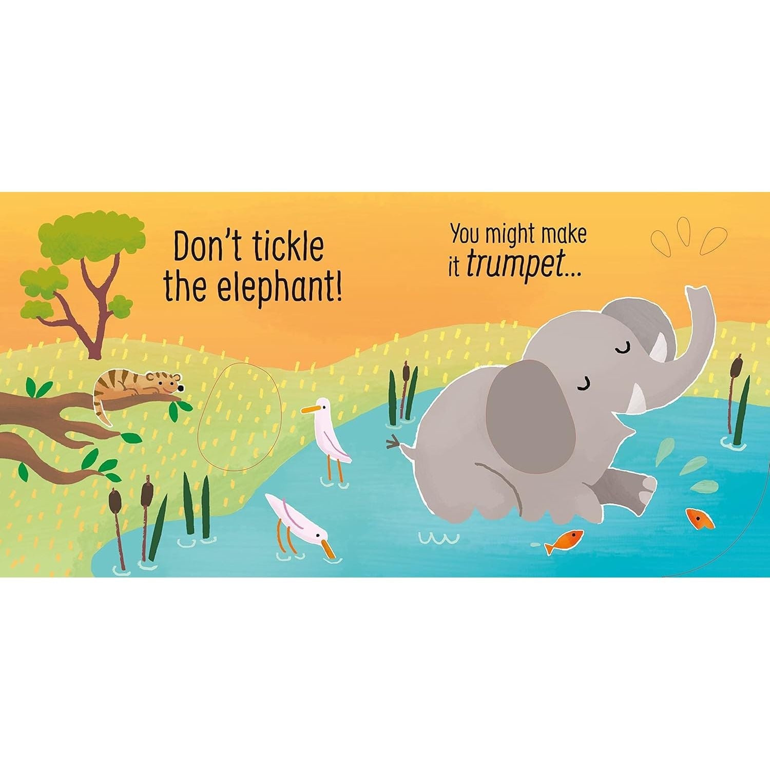 Don't Tickle the Elephant! (DON'T TICKLE Touchy Feely Sound Books)