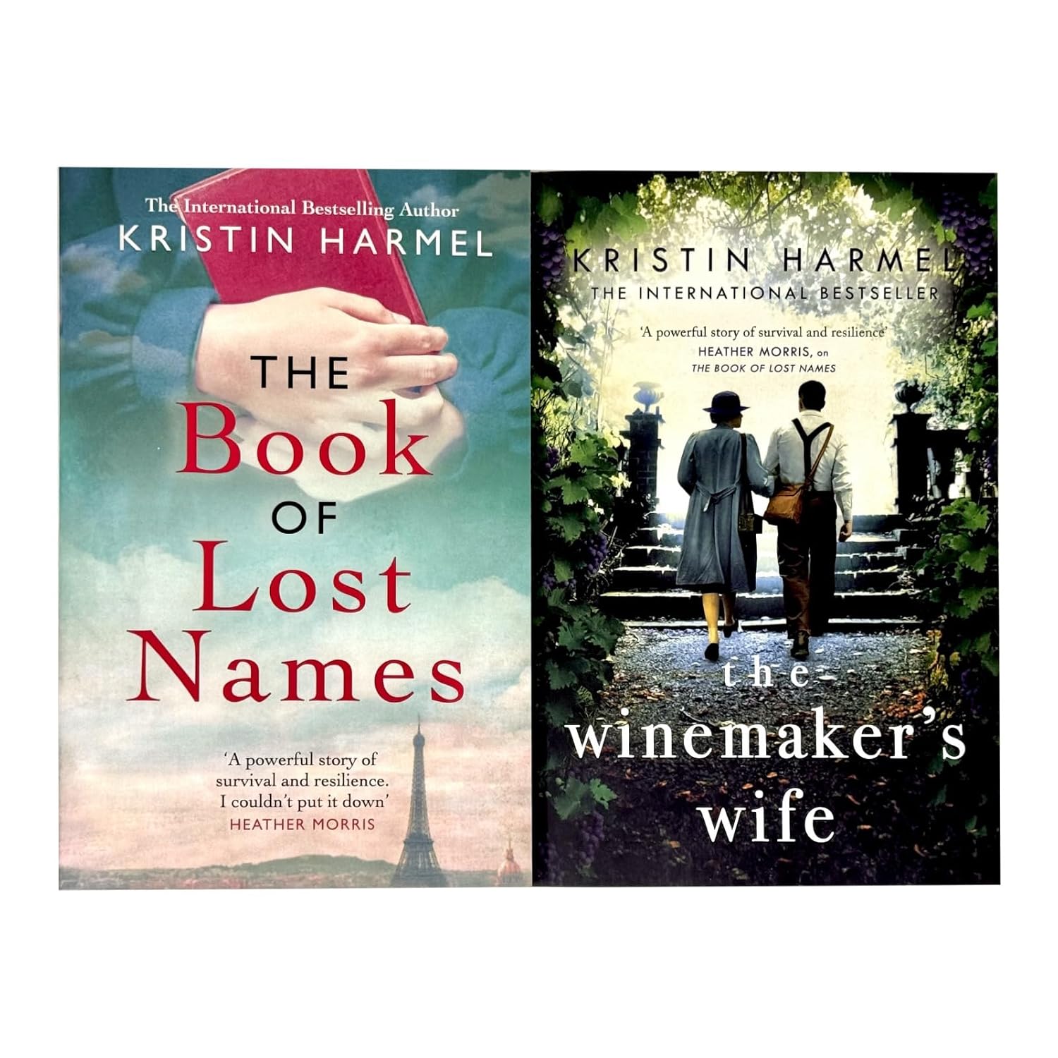 Kristin Harmel 2 Books Collection Set (The Winemaker's Wife & The Book of Lost Names)