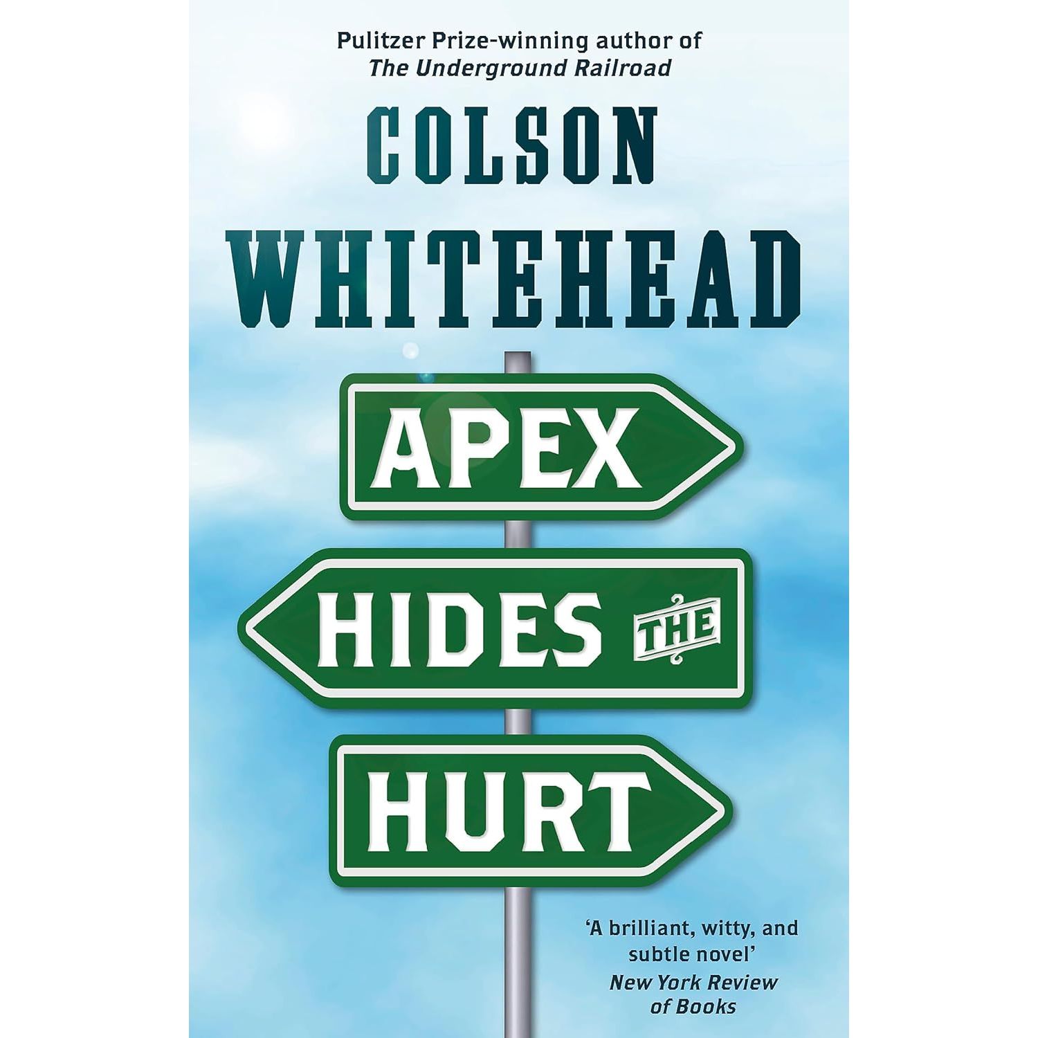 Colson Whitehead 3 Books Collection Set (Apex Hides the Hurt, The Intuitionist, The Colossus of New York)